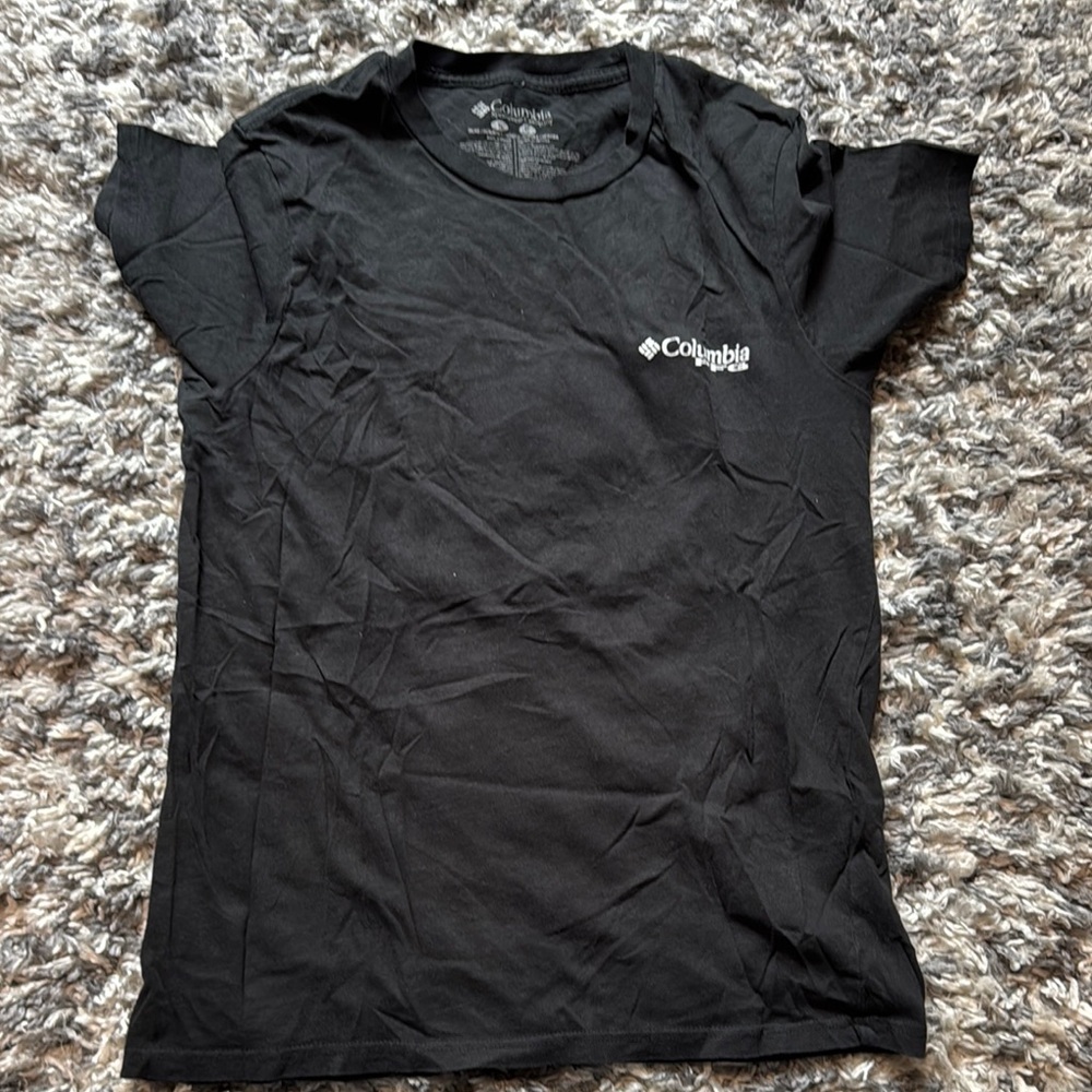 Columbia Black Crew Neck Tee